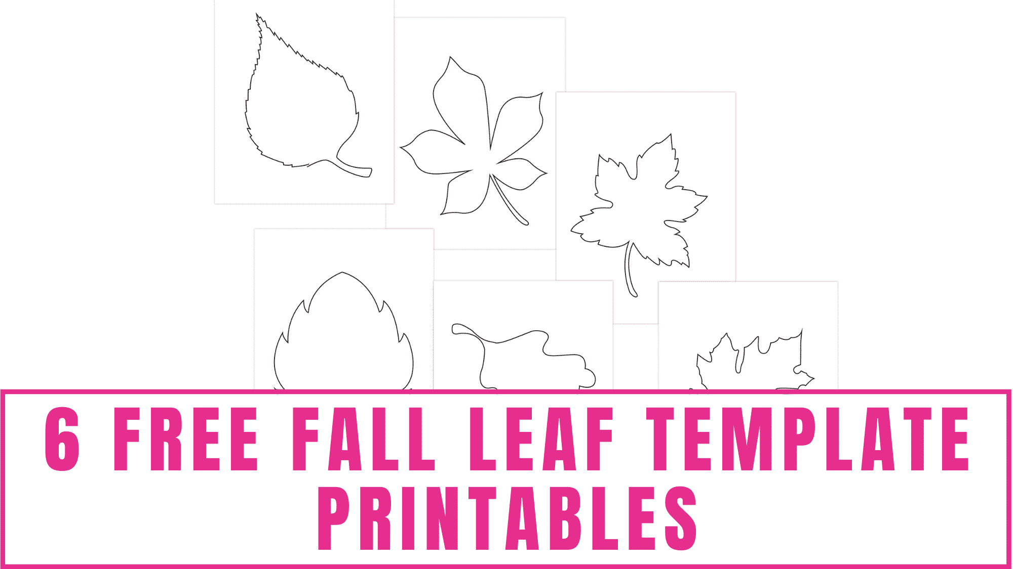 Fall Leaves Template Free Printable