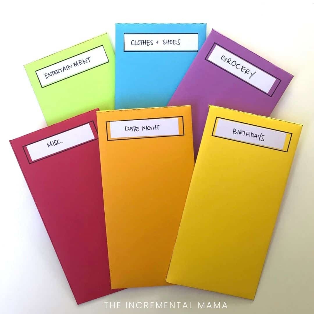 A Simple Cash Envelope System Template Free Printable