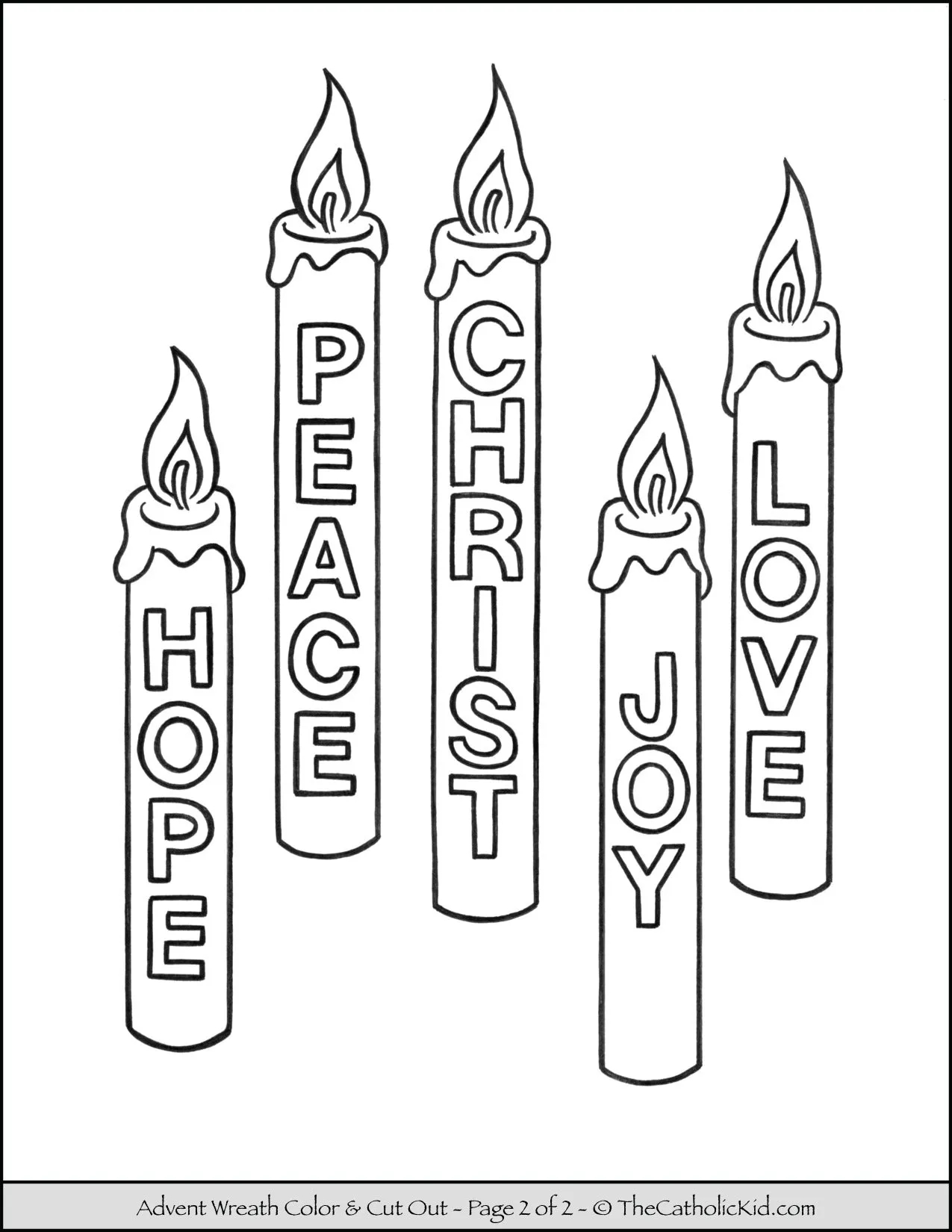 Advent Wreath Download Pack TheCatholicKid