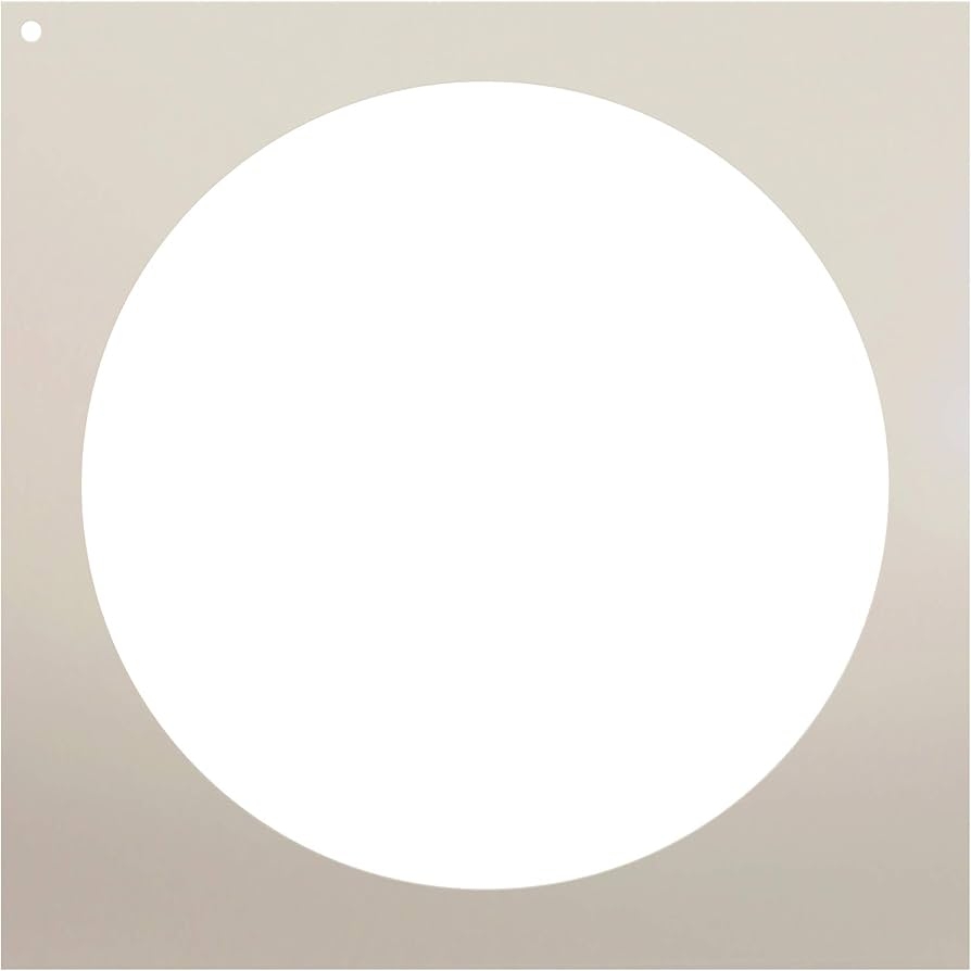 Amazon 7 Circle Stencil By StudioR12 Simple Shape Template Reusable Mylar Template Painting Chalk Mixed Media Use For Wall Art DIY Home Decor STCL965 Select Size 8 X 8 