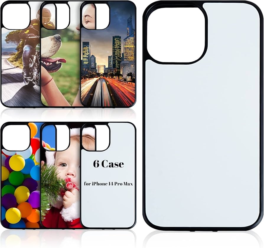 Amazon Amylove 6 Pcs Sublimation Clear Printable Blank Phone Cases Protective DIY Phone Case Soft Anti Slip 2D Covers For DIY Compatible With IPhone 14 Pro Max Cell Phones Accessories