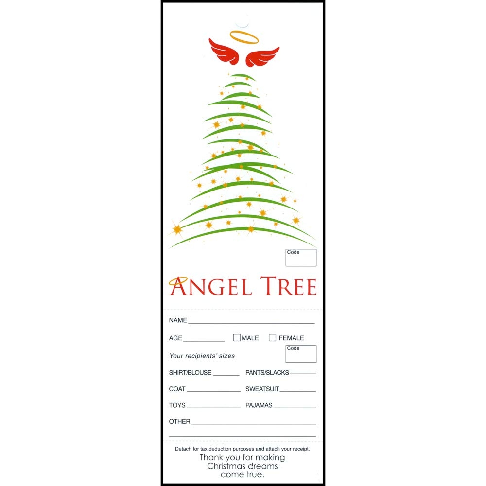 Amazon Christmas Tree Angel Tree Tags Pack Of 100 Home U0026 Kitchen