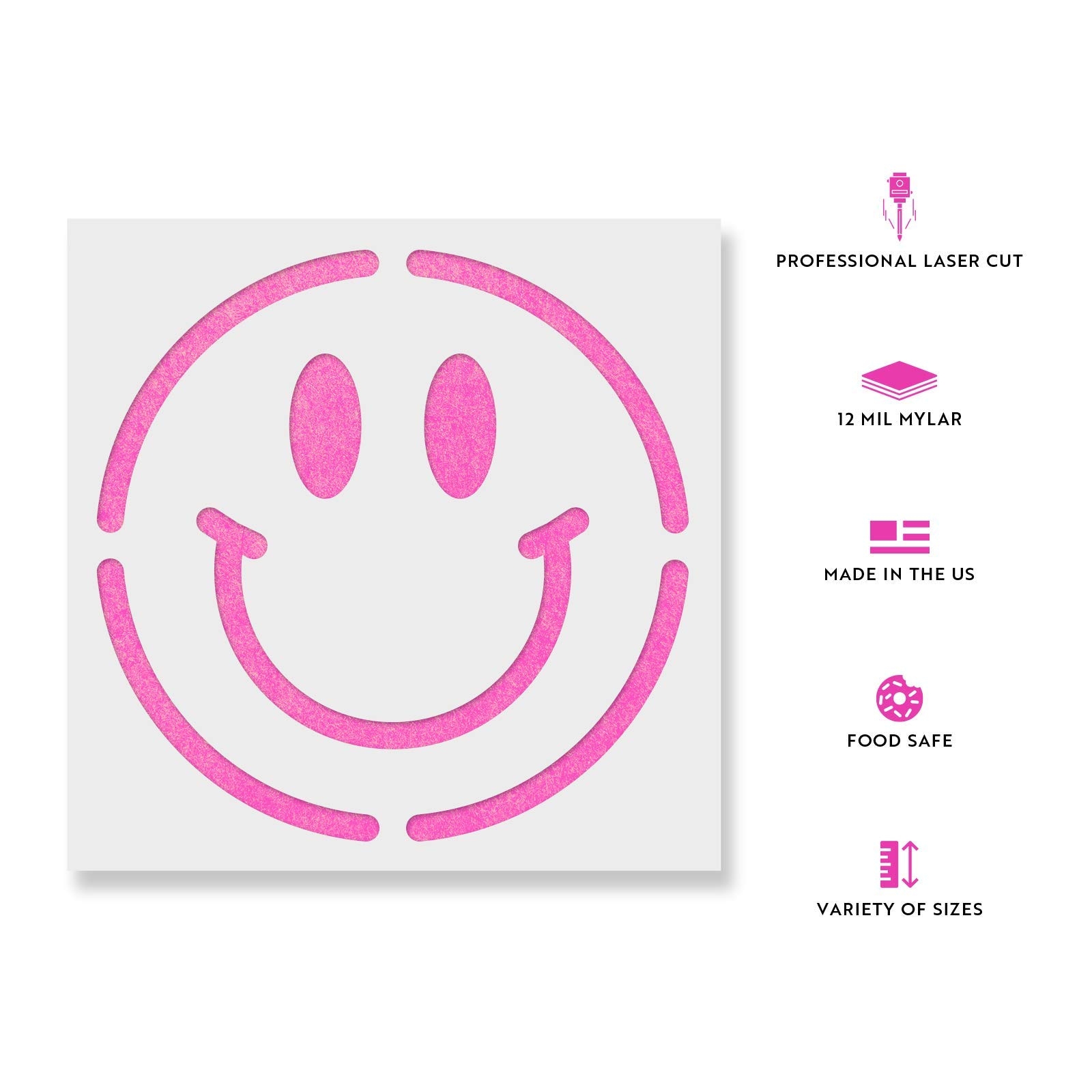 Amazon Smiley Face Stencil Smiley Faces Print