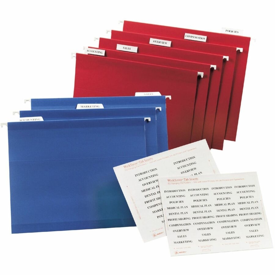 Pendaflex Printable Tab Inserts 35020599 Template