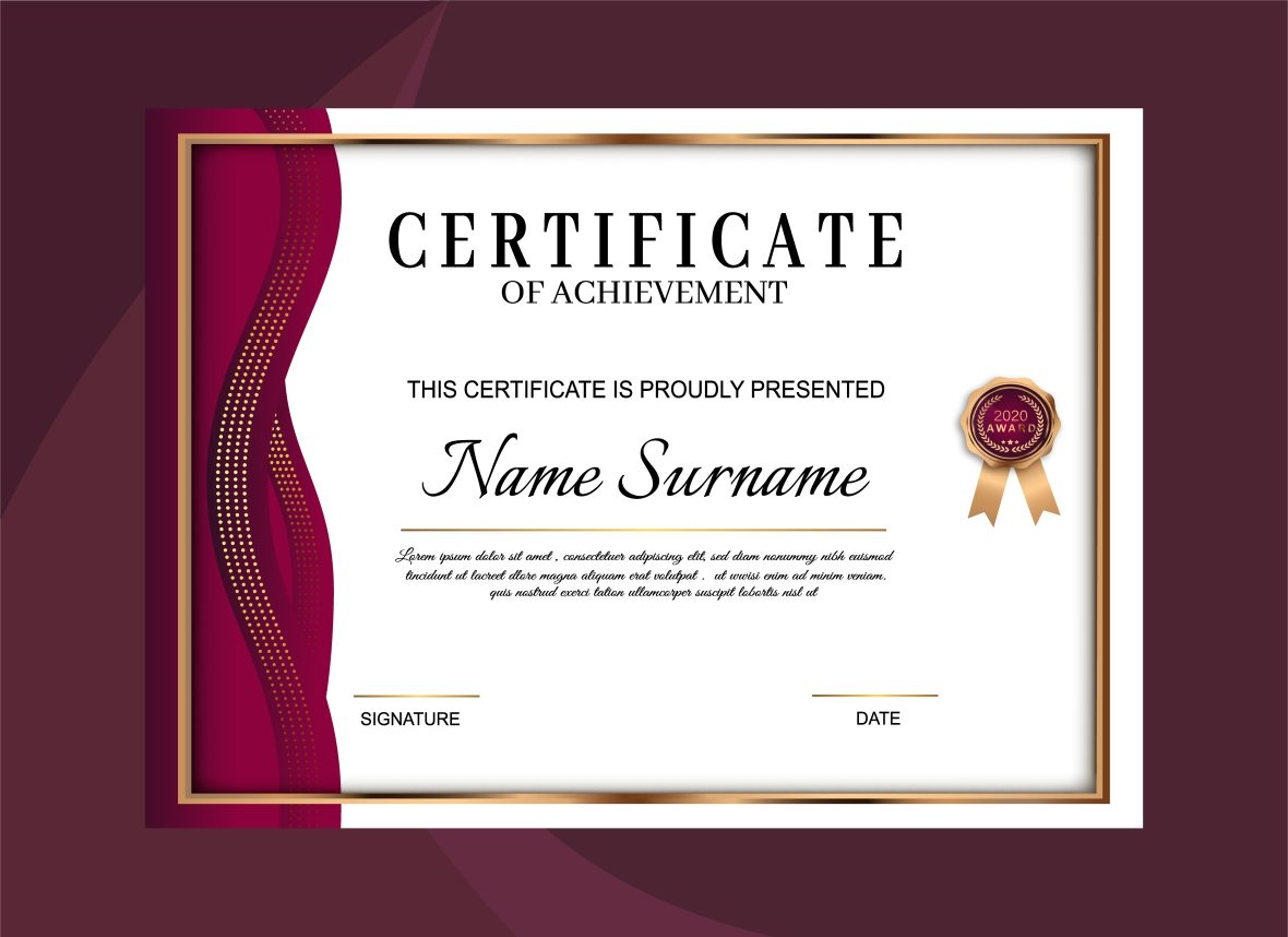 Printable Certificates Templates