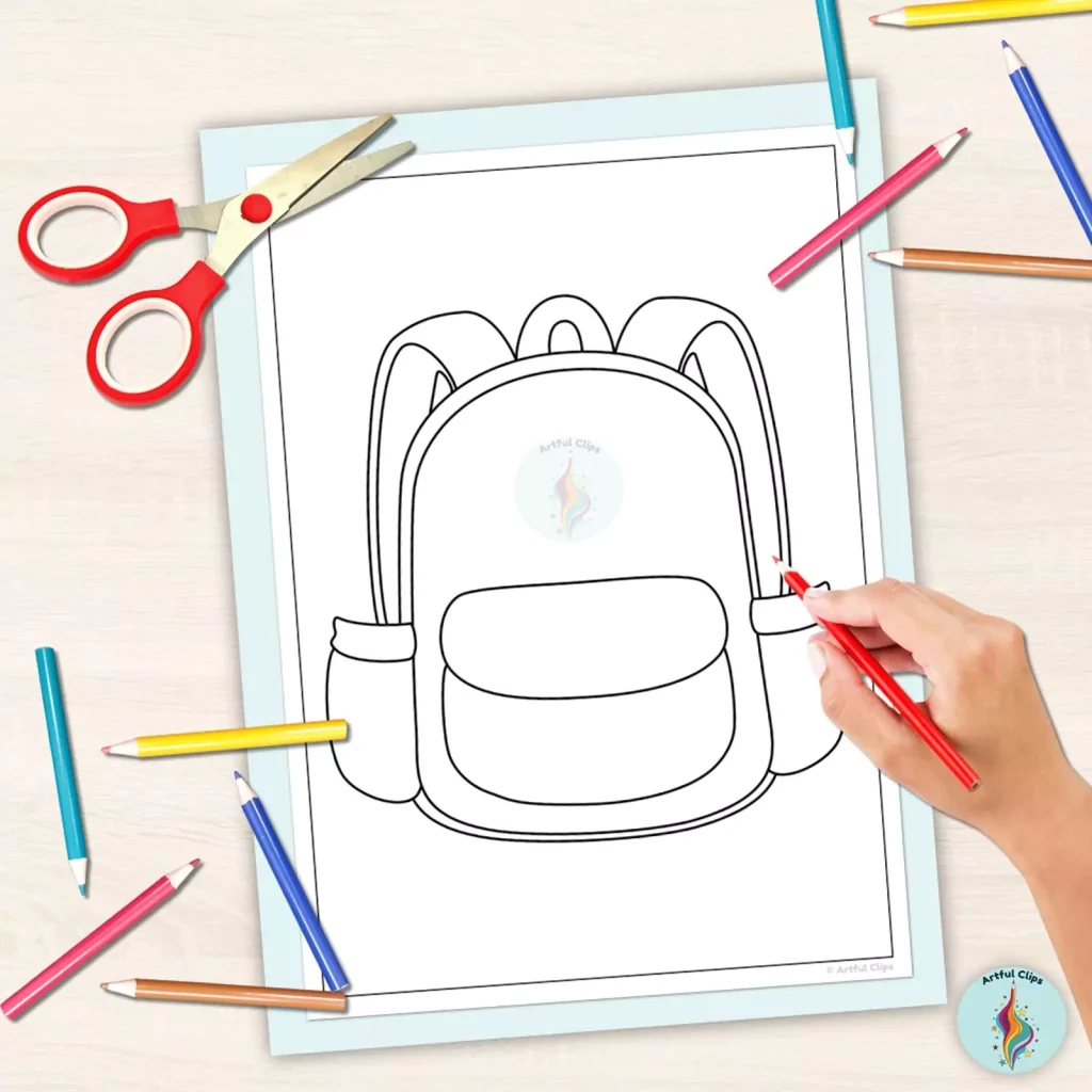 Free Printable Backpack Template