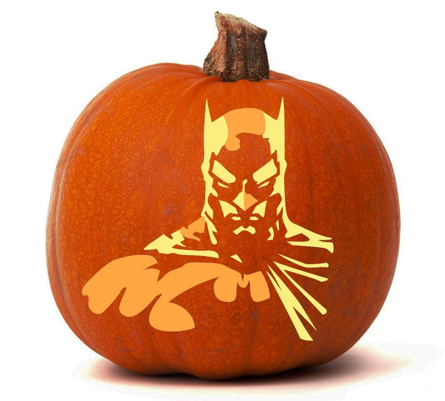 Batman Pumpkin Glow