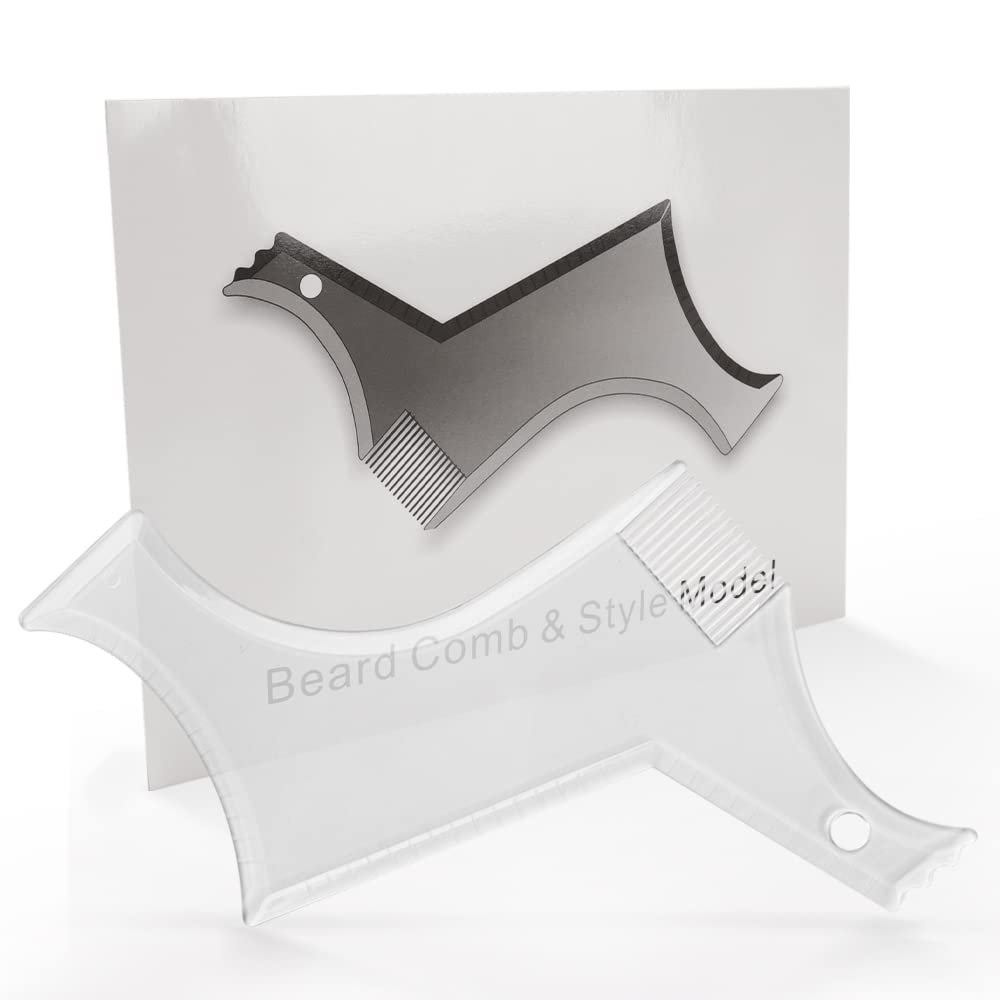 Beard Stencil Beard Comb Styling Tool Beard Shapes Beard Stencils Men Beard Shaper Beard Template Styling Beard Template Beard Shaper Sideburn Neck Trimming Template For Perfect Line And Amazon de Health 