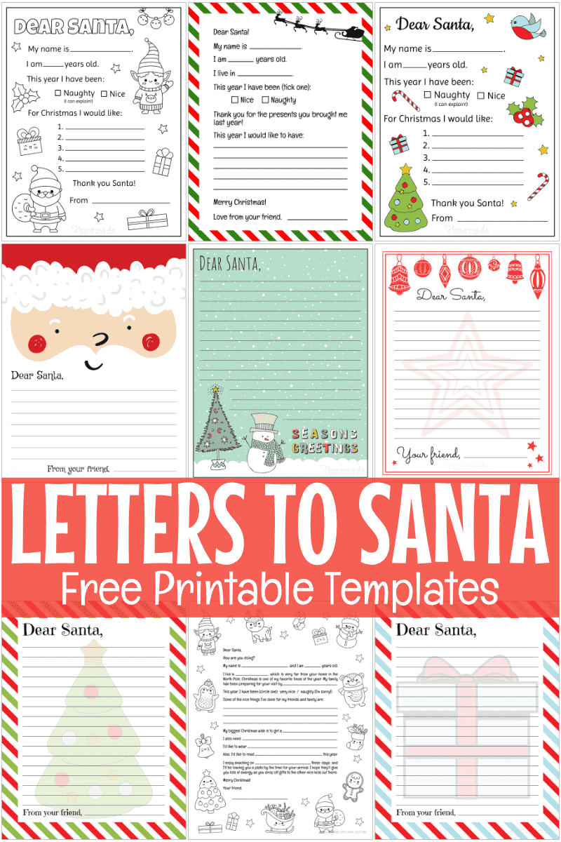 Best Free Printable Letter From Santa Templates