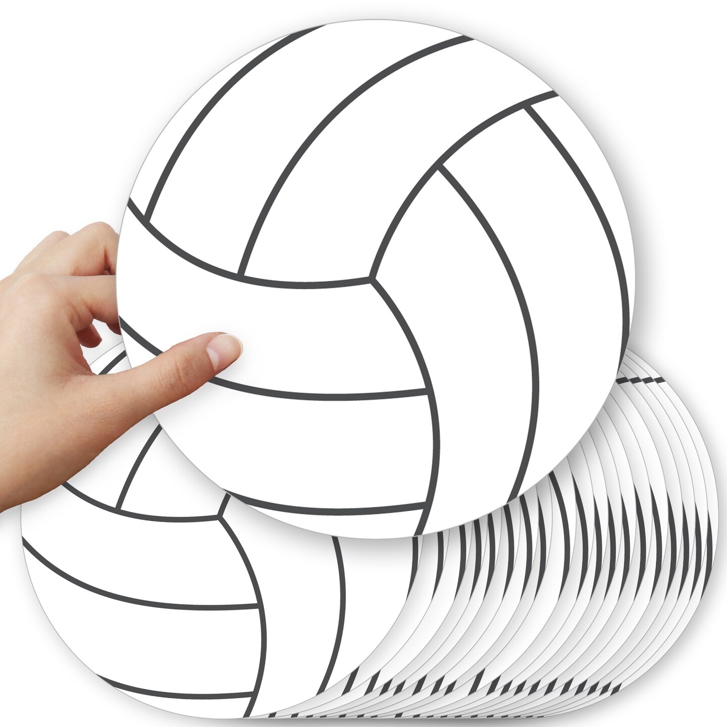 Big Dot Of Happiness Bump Set Spike Volleyball Decorations DIY Baby Shower Or Birthday Large Party Essentials Set Of 20 Michaels