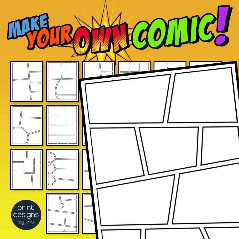 Comic Book Templates Printable
