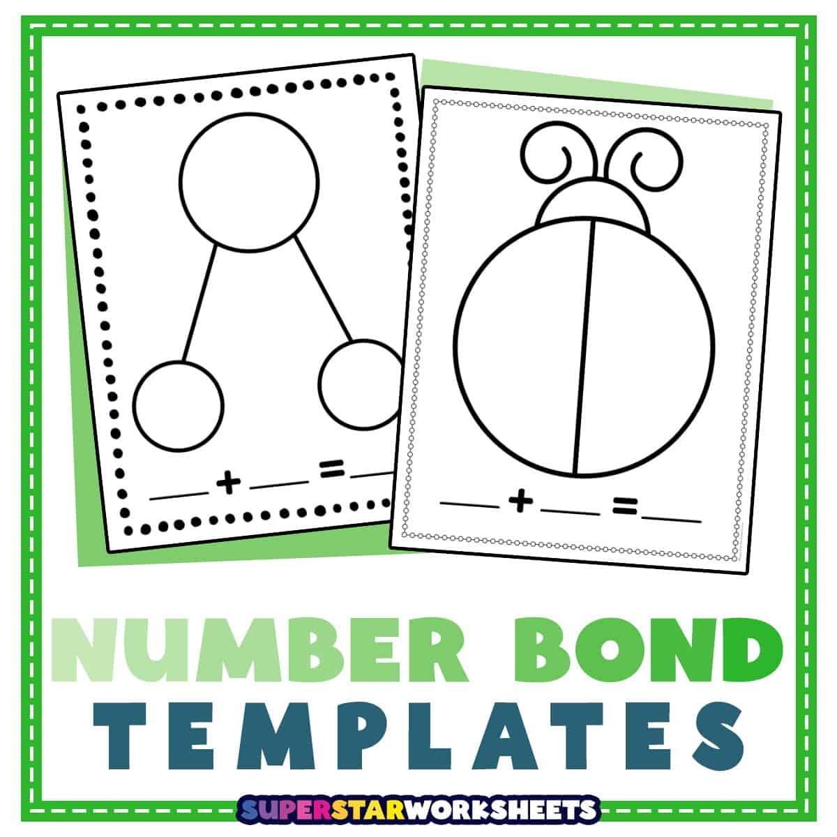 Blank Number Bond Template teacher Made Twinkl Worksheets Library