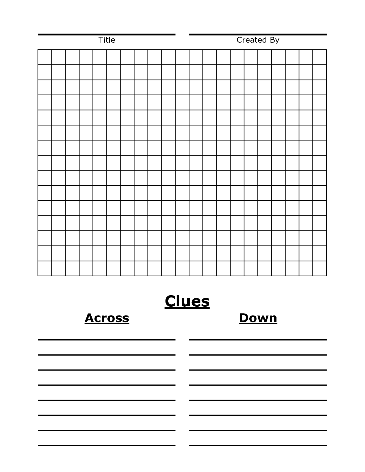 Blank Word Search Puzzles 16 Free PDF Printables Printablee Worksheets Library