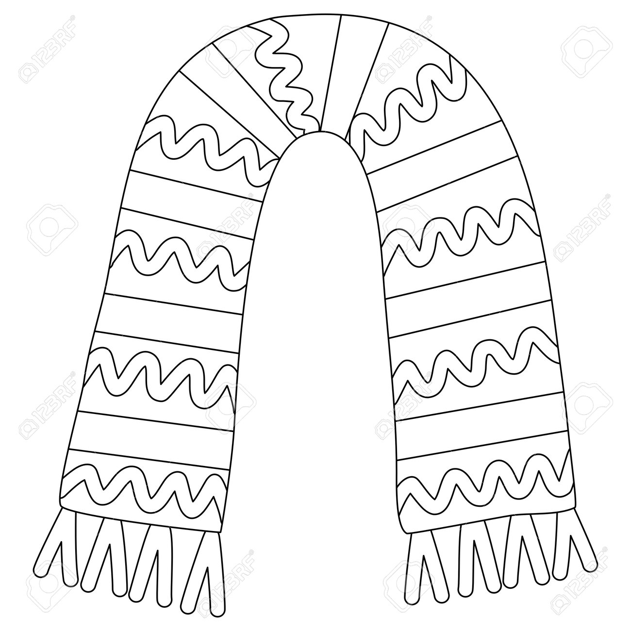 Scarf Template Printable