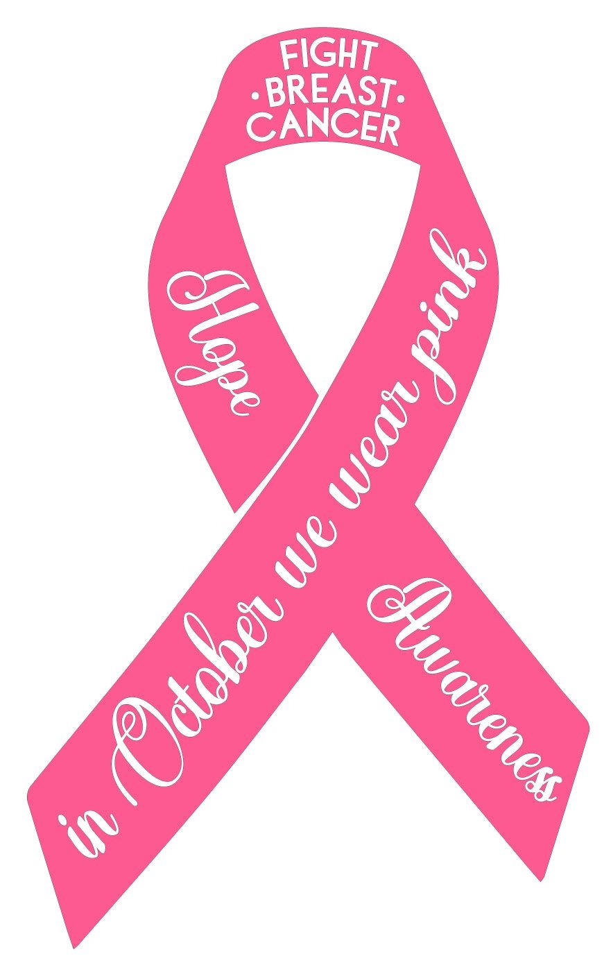 Breast Cancer Ribbon Template Printable
