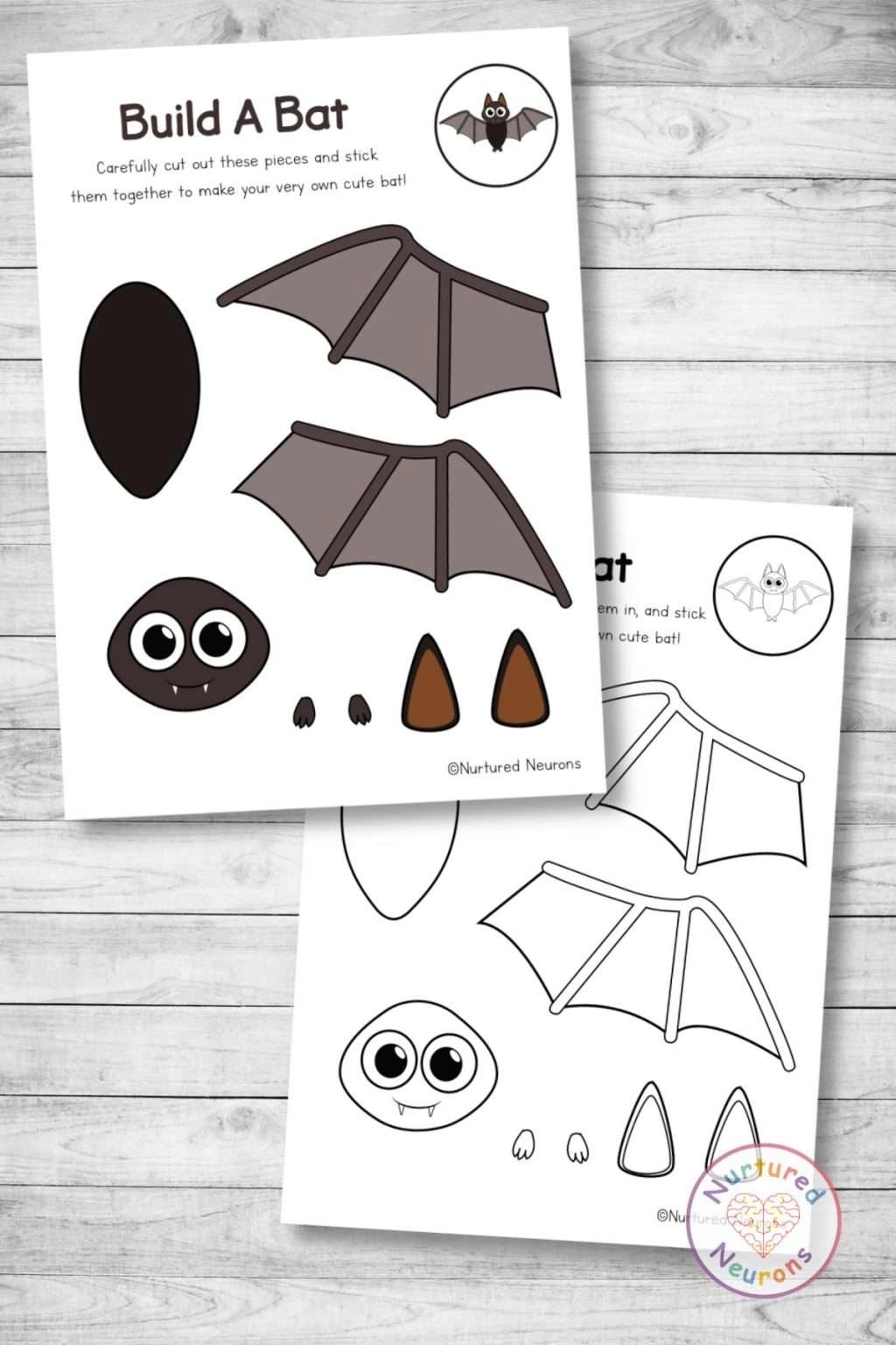 Bat Craft Template Printable