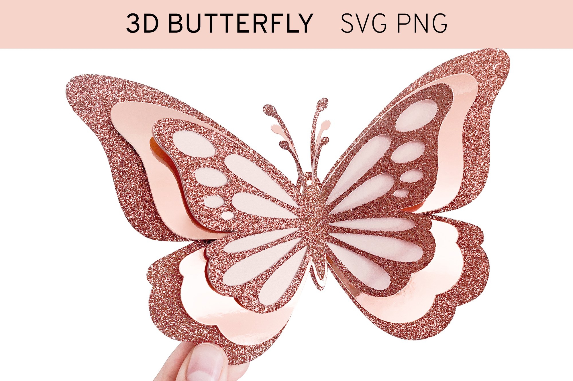 Butterfly 3D Butterfly Svg Butterfly Decor Template Svg