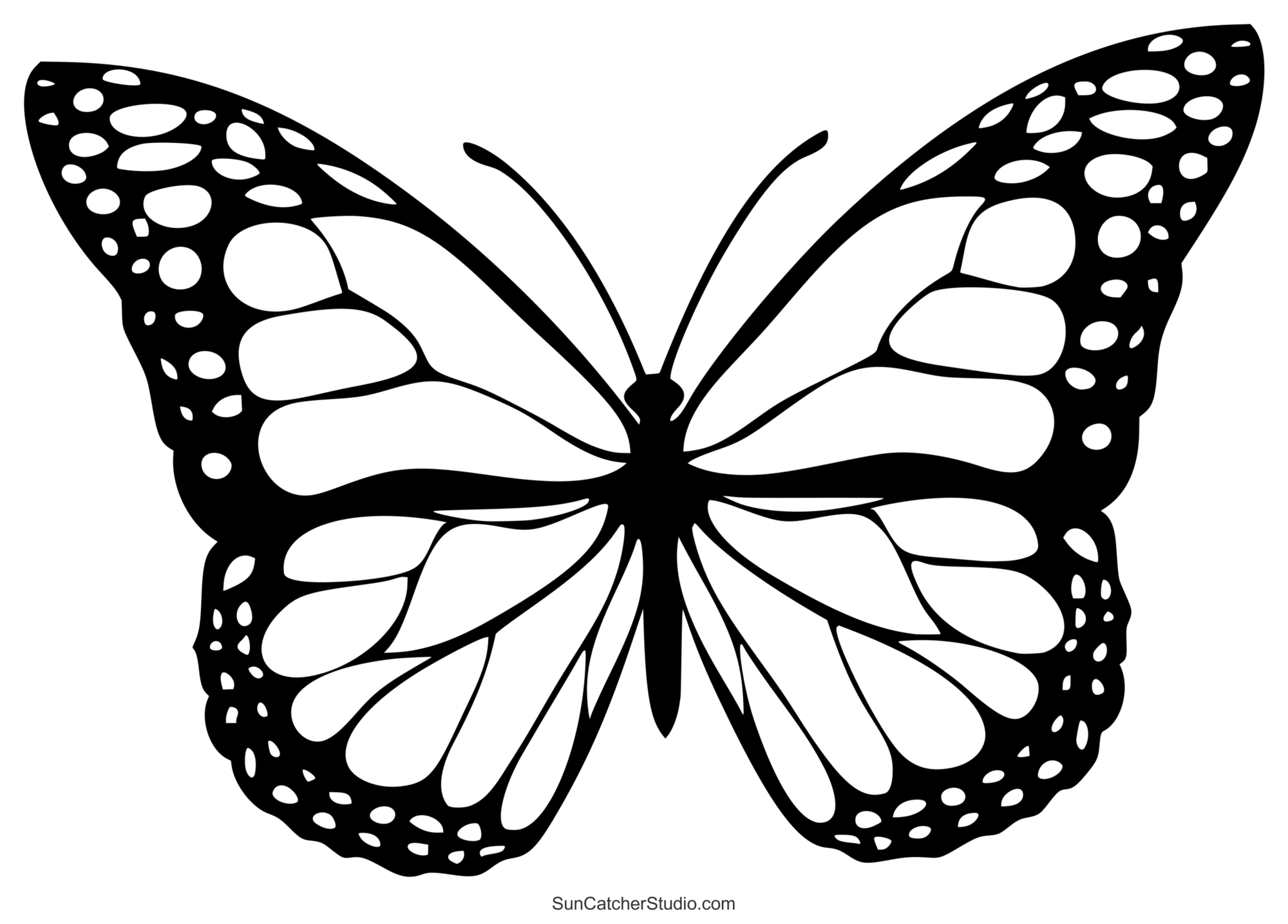 Butterfly SVG Files Printable Templates Patterns Clipart Free Printables Monograms Design Tools Patterns DIY Projects