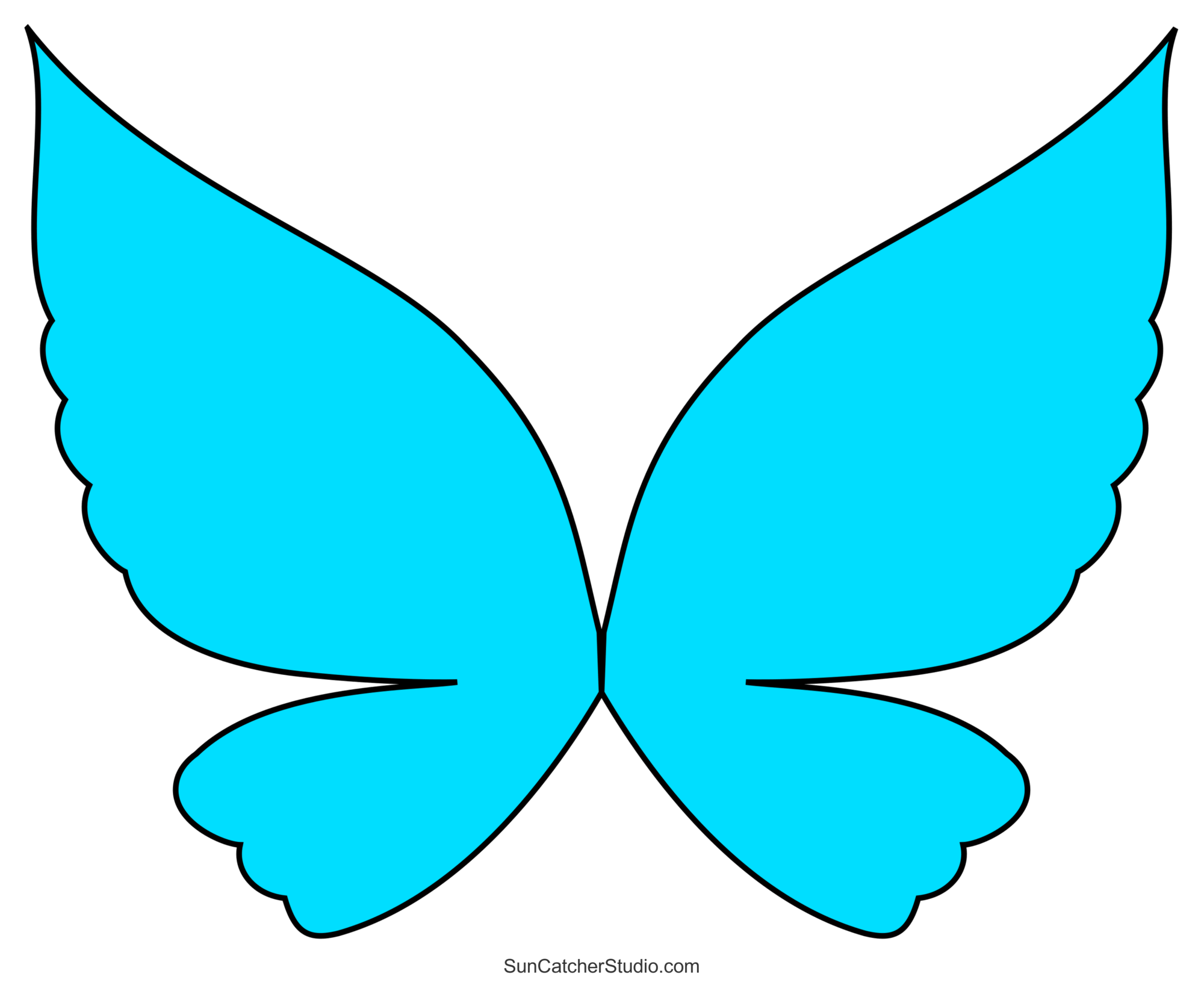 Butterfly SVG Files Printable Templates Patterns Clipart Free Printables Monograms Design Tools Patterns DIY Projects
