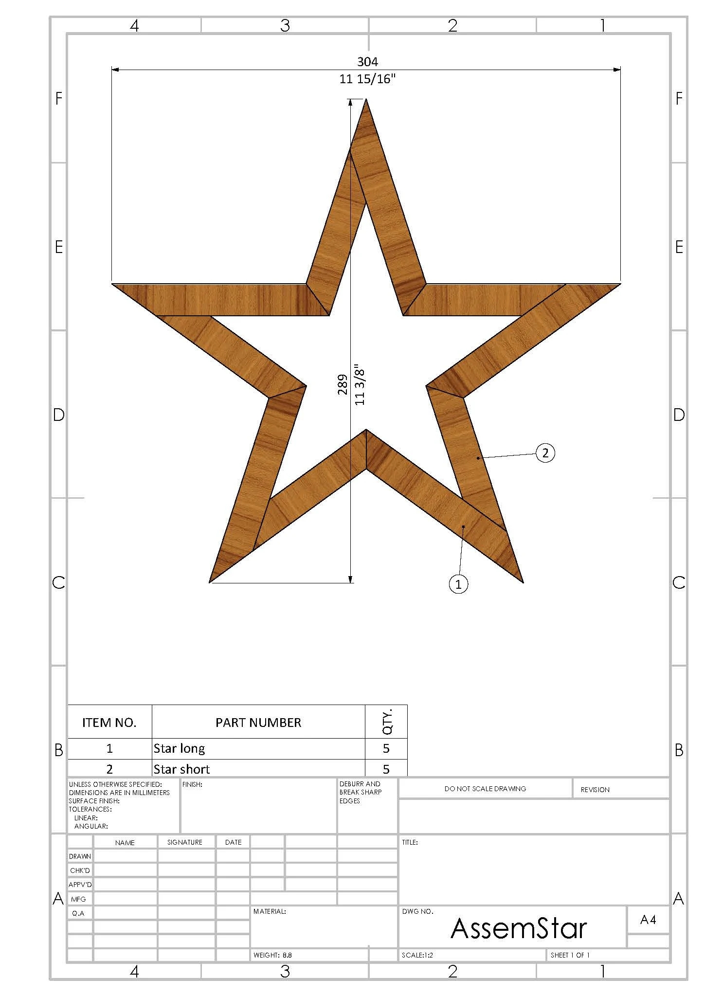 Buy Plans Diy Star Plans Step by step Guide Wooden Star Pattern Diy Wooden Star Plans PDF Plans Drawings Blue Print Plans Download Online In India Etsy