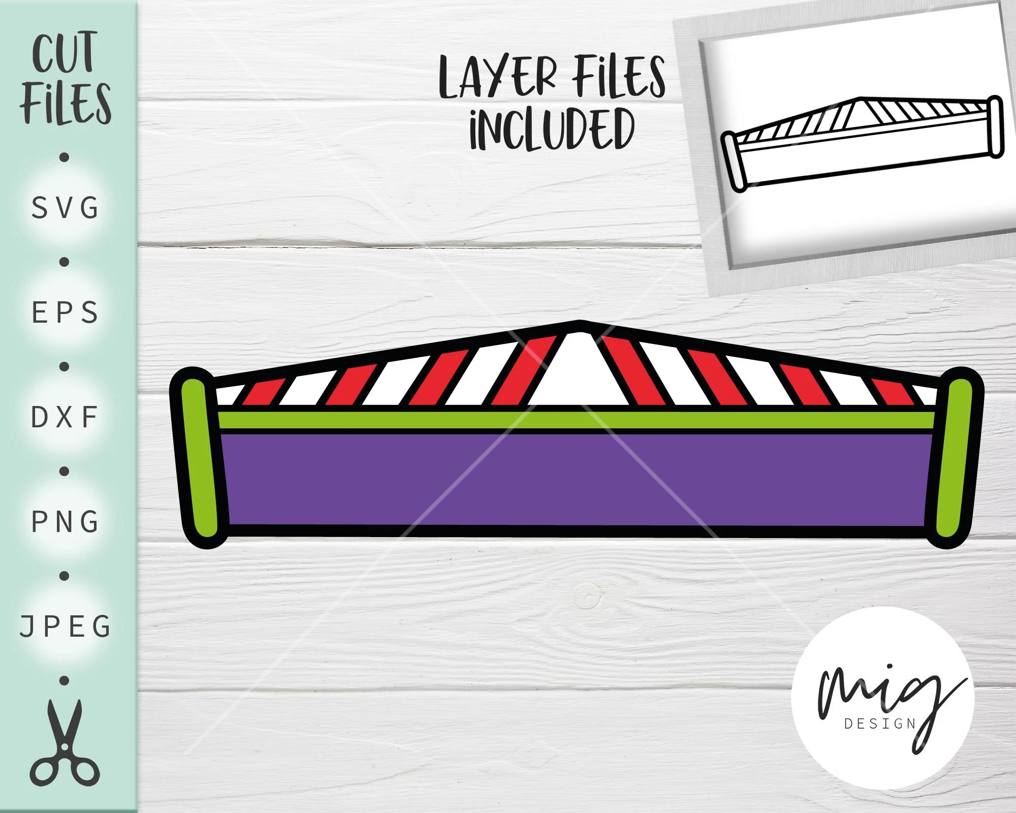 Buzz Lightyear Printable Wings