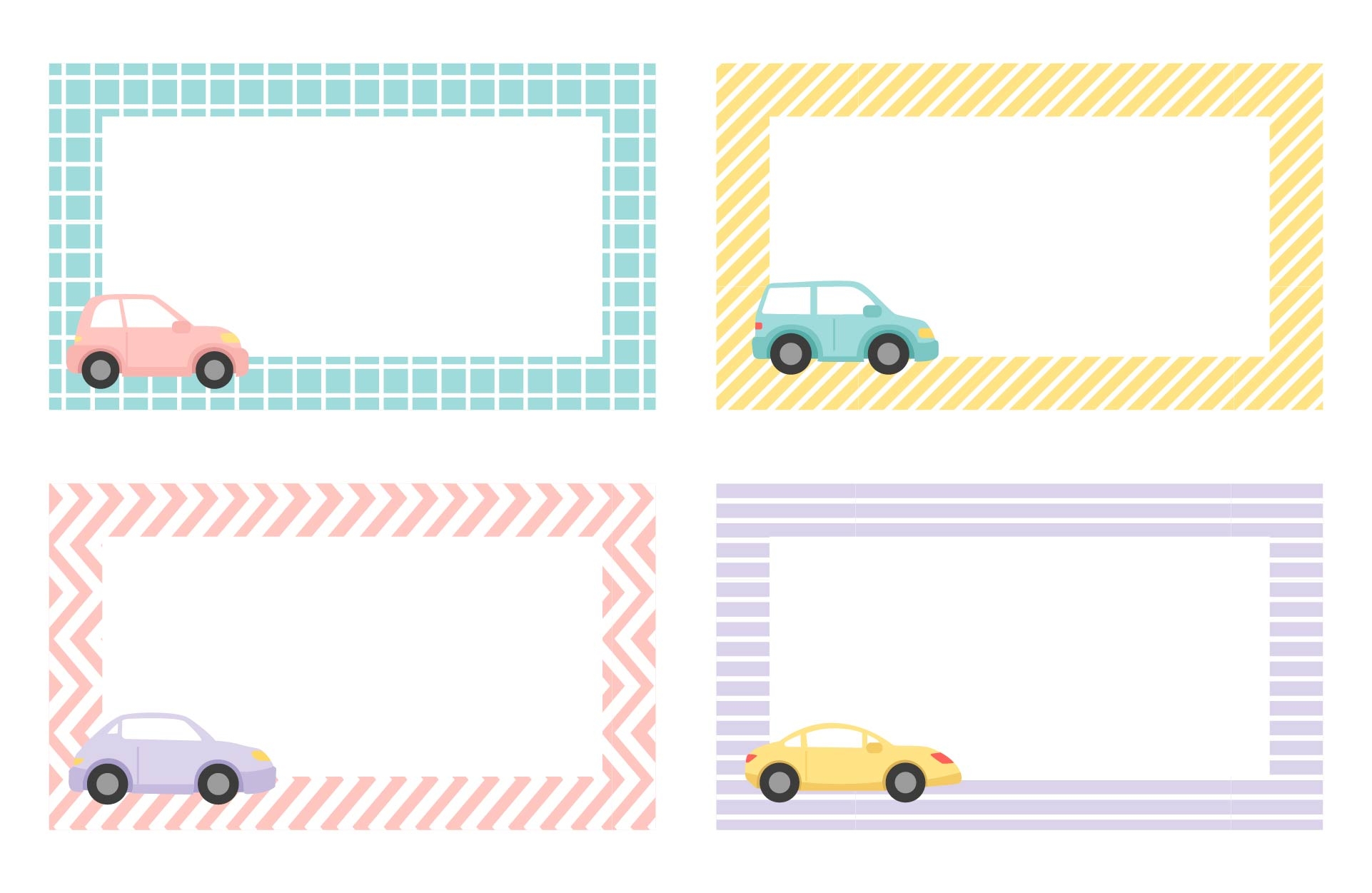 Car Rider Tags 6 Free PDF Printables Printablee