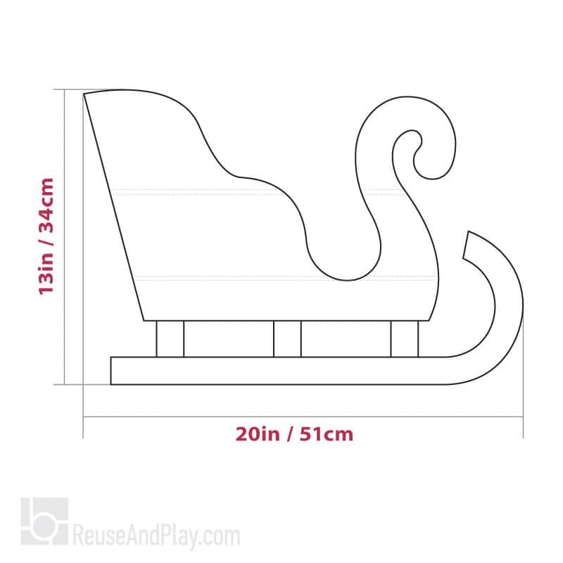 Sleigh Template Printable