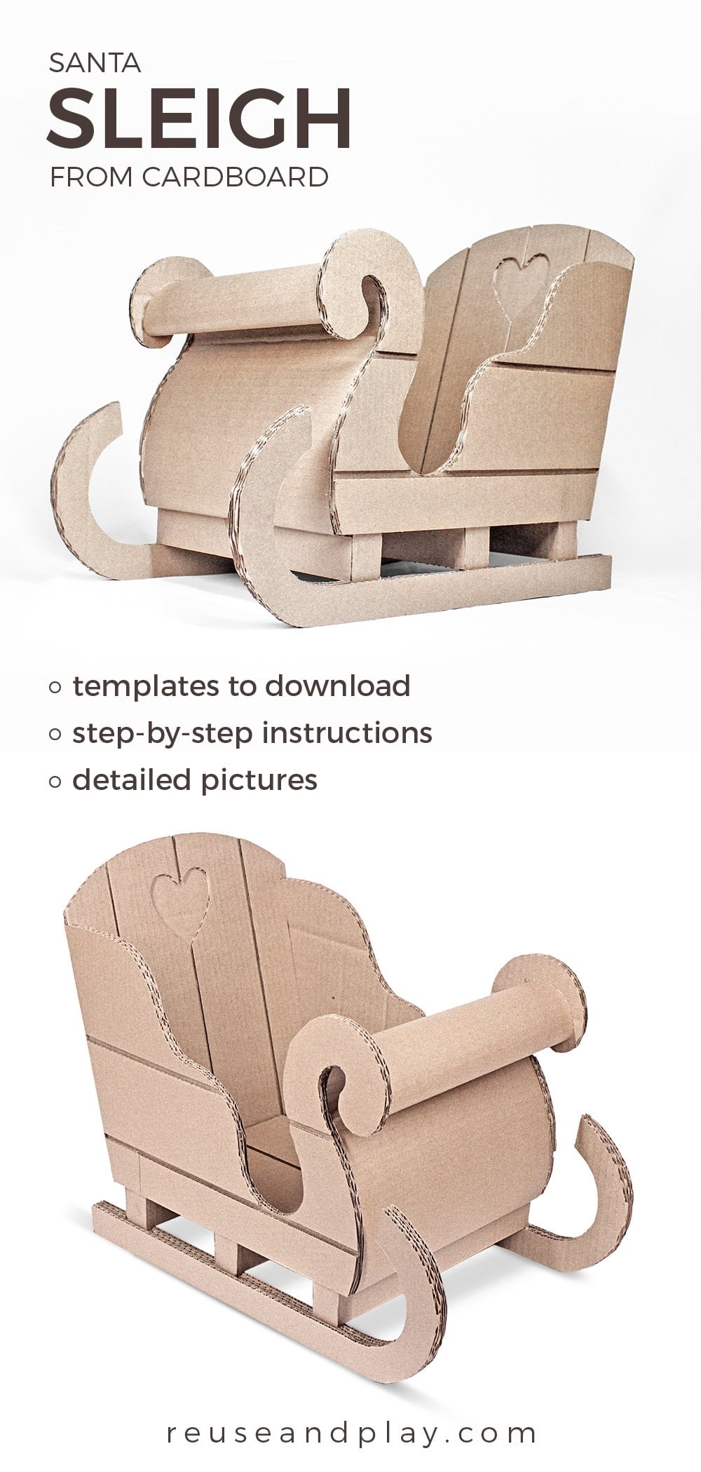 Printable Sleigh Template