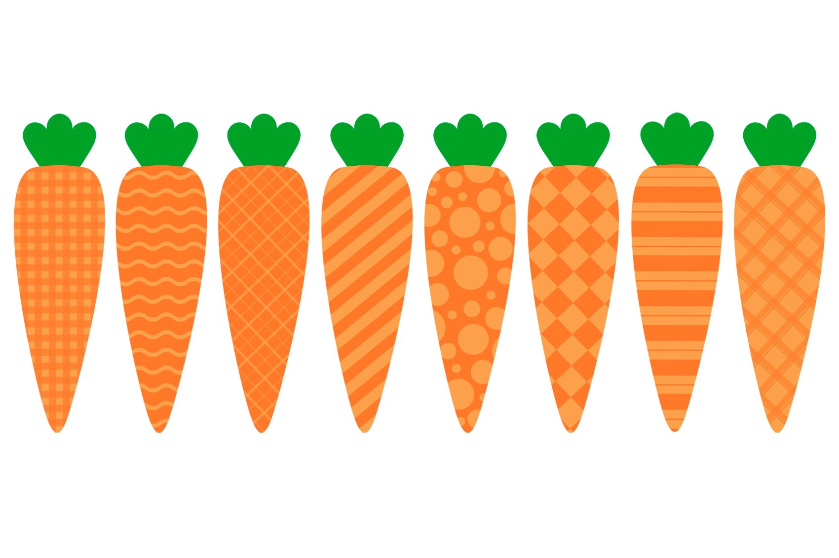 Carrot Ornament Bundle Buffalo Carrots Carrot SVG