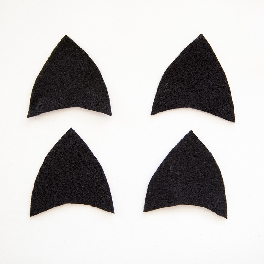 Cat Ears Headband DIY Ears Cut