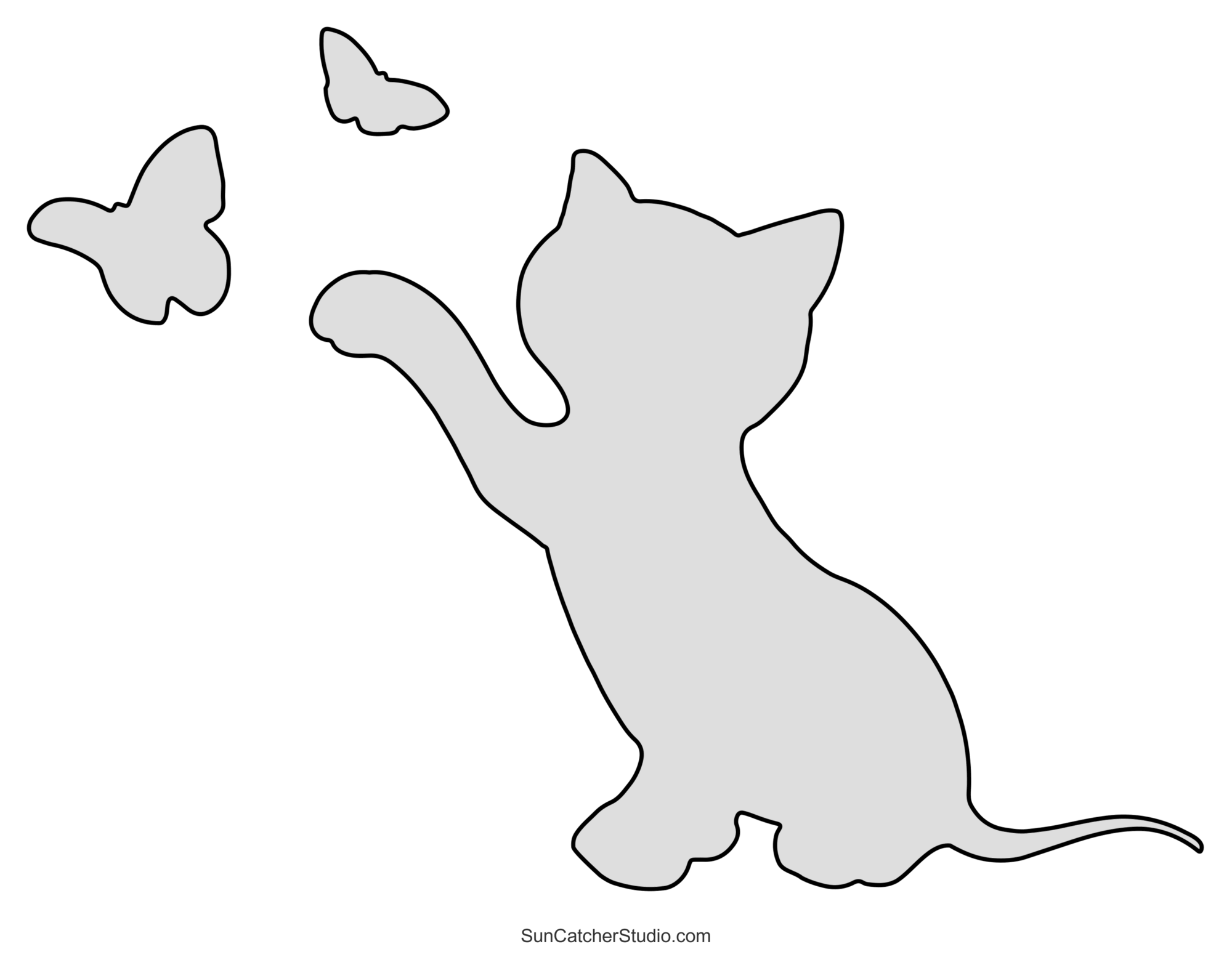 Free Printable Cat Template