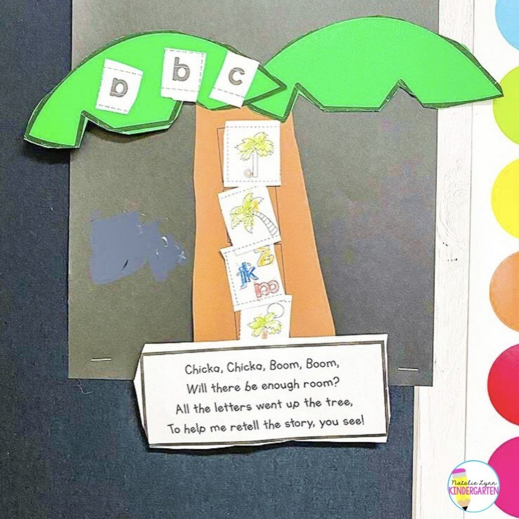 Free Printable Chicka Chicka Boom Boom Tree Template