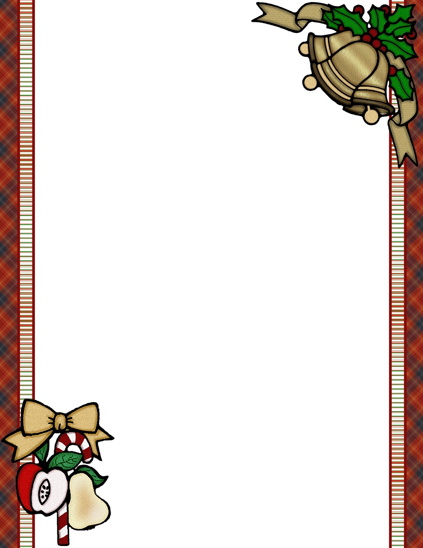 Christmas 1 FREE Stationery Template Downloads