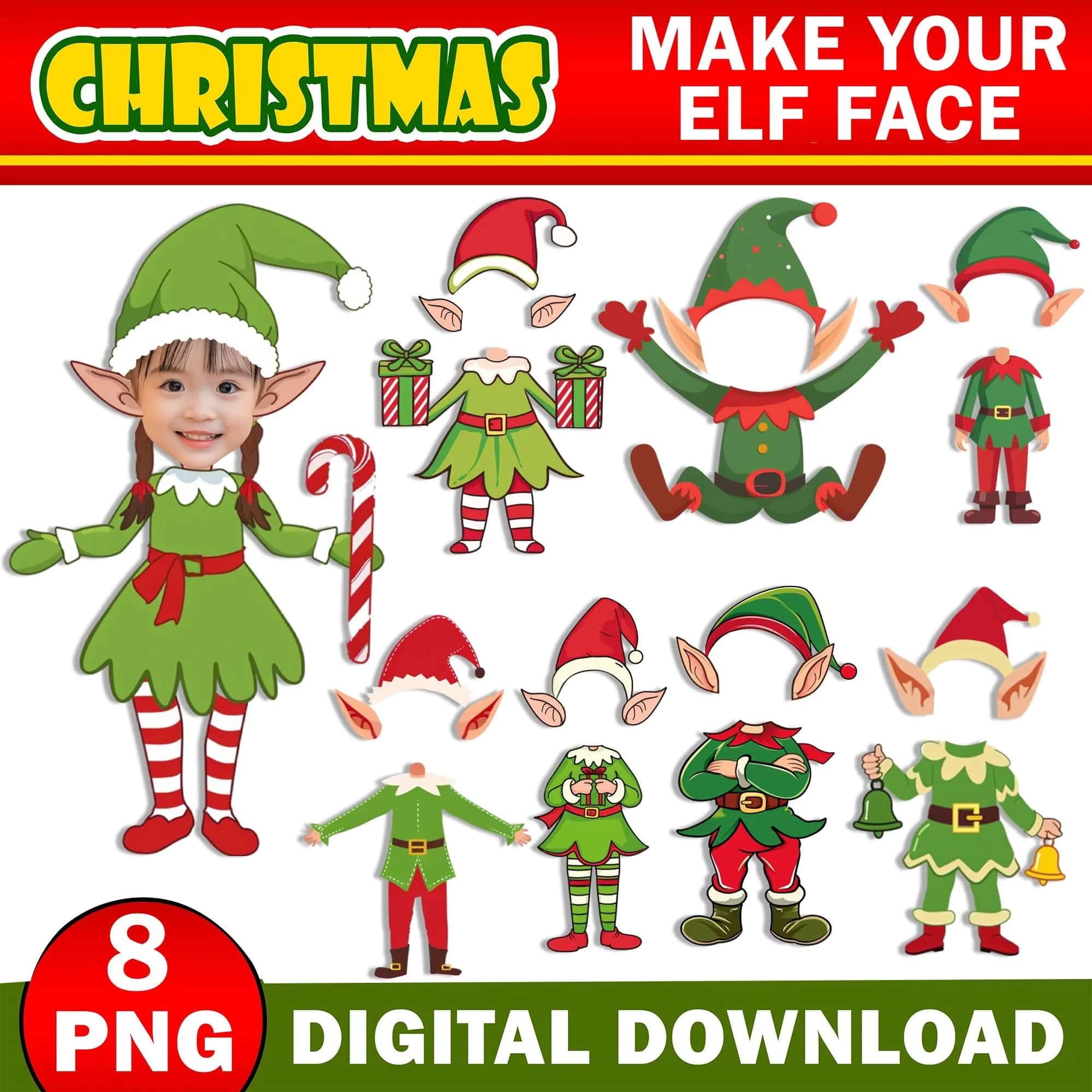 Christmas Add Your Own Photo Face