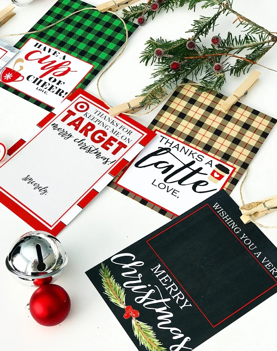Free Printable Christmas Gift Card Holder Templates