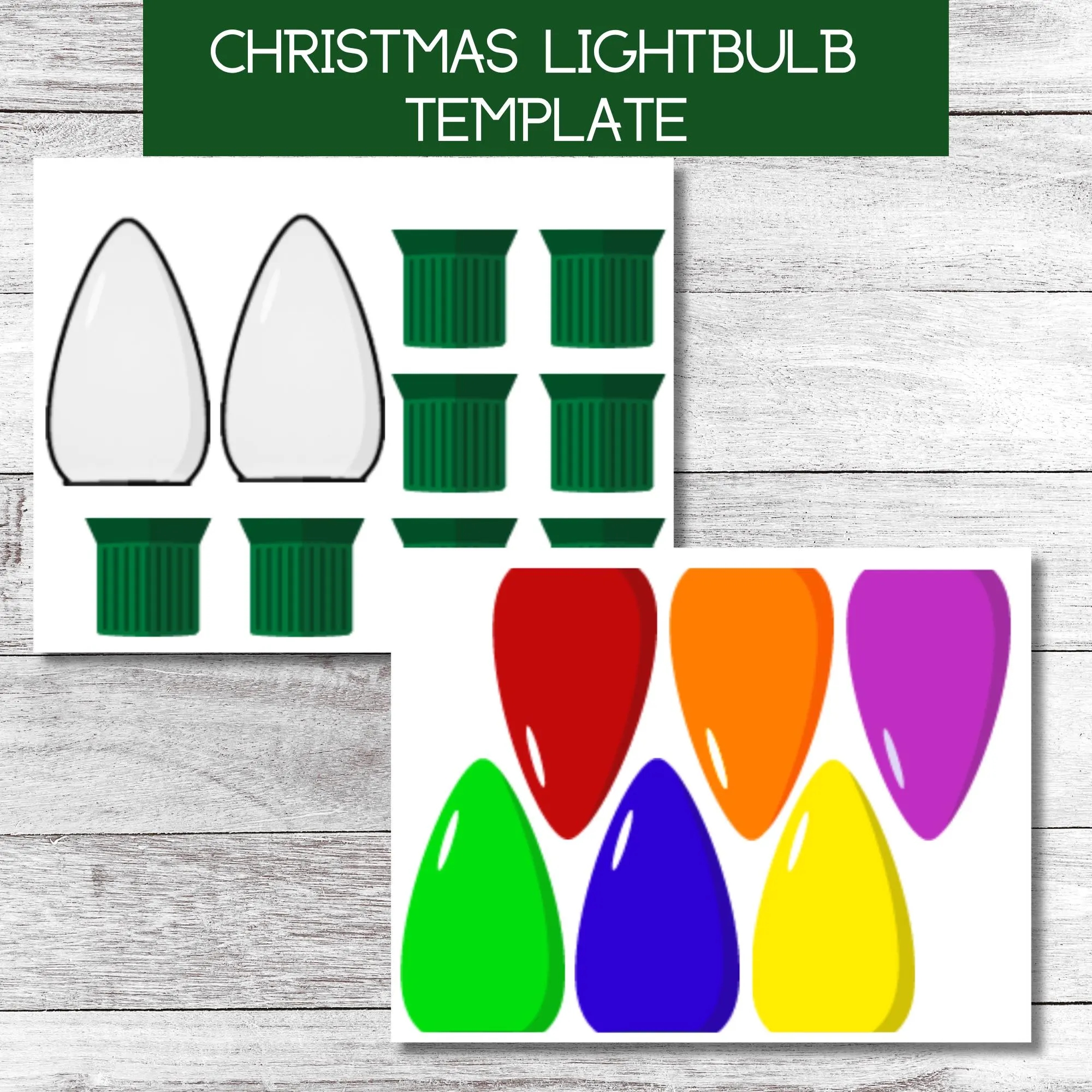 Free Printable Light Bulb Template