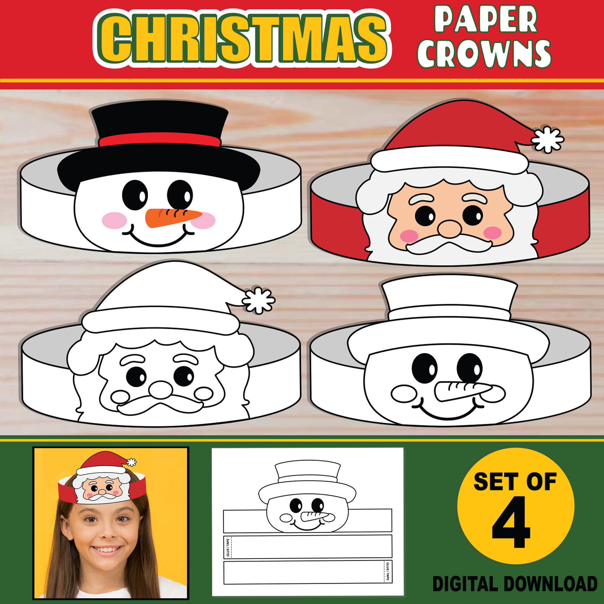 Snowman Hat Printable Template