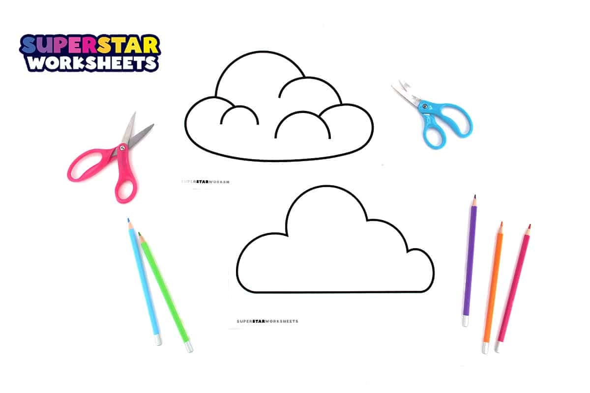 Free Cloud Template Printable