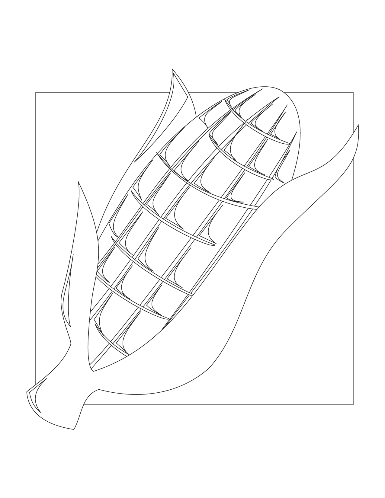 Corn Coloring Pages Printable Coloring Pages FREE