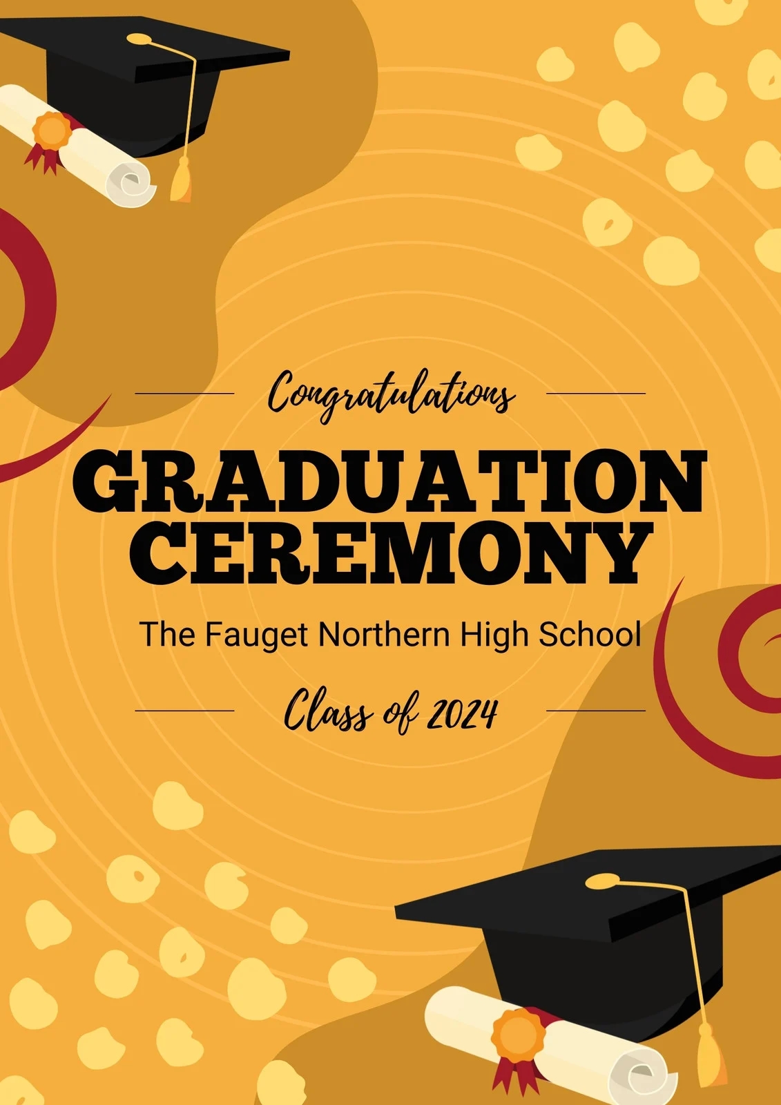 Customize 410 Graduation Programs Templates Online Canva