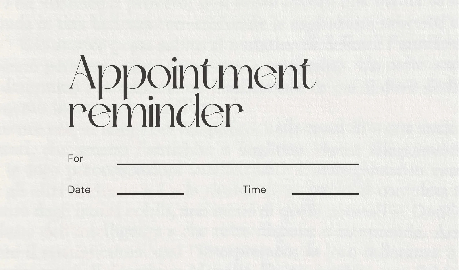 Design And Print An Appointment Card In One Place Customize An Appointment Card And Enjoy Planet friendly Printing With Canva 