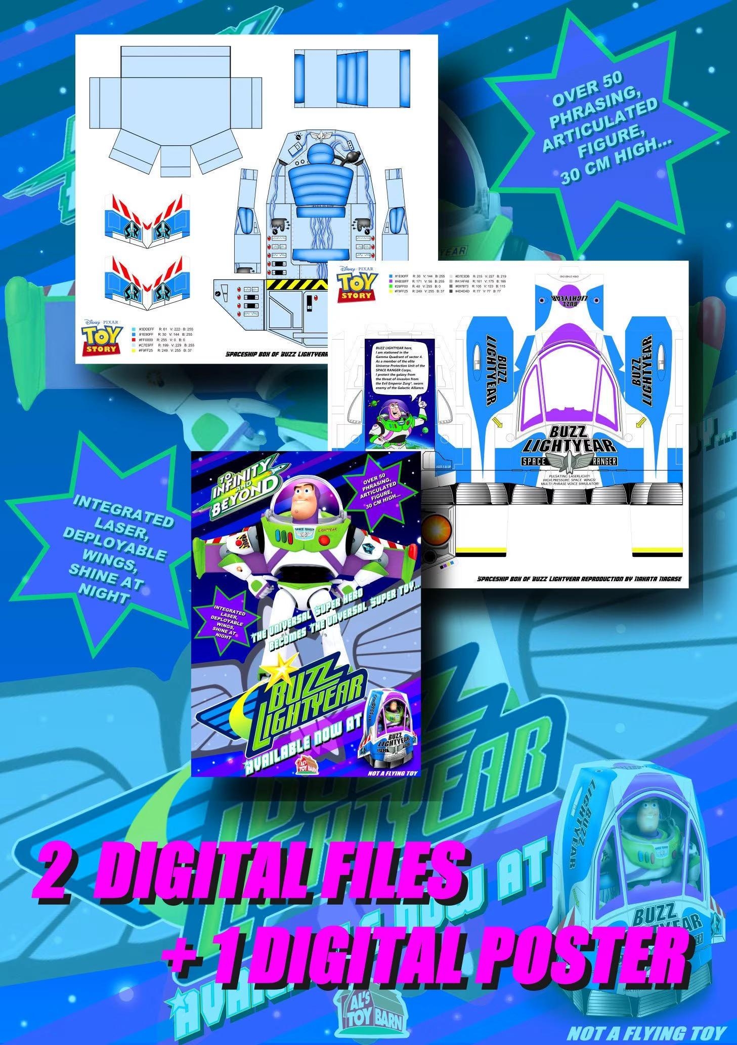 Did Anyone Buy These Digital Files For A Screen accurate Buzz Lightyear Box From Etsy R toystory