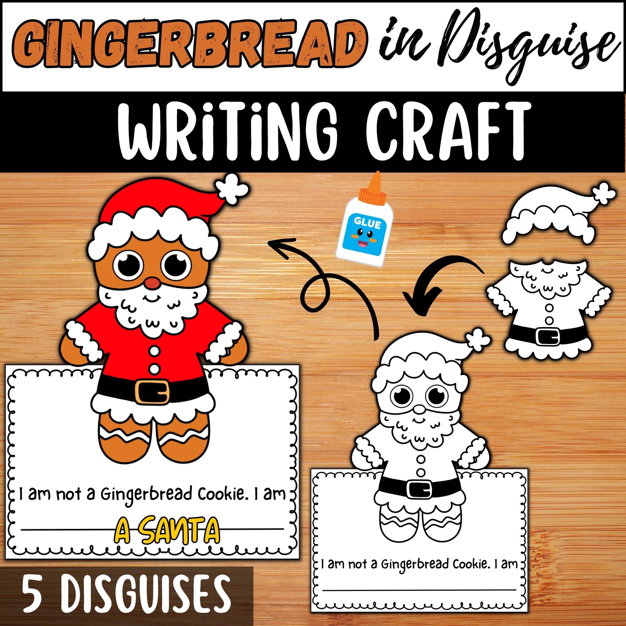 Disguise A Gingerbread Man Writing Templates Craft Gingerbread Man In Disguise Made By Teachers