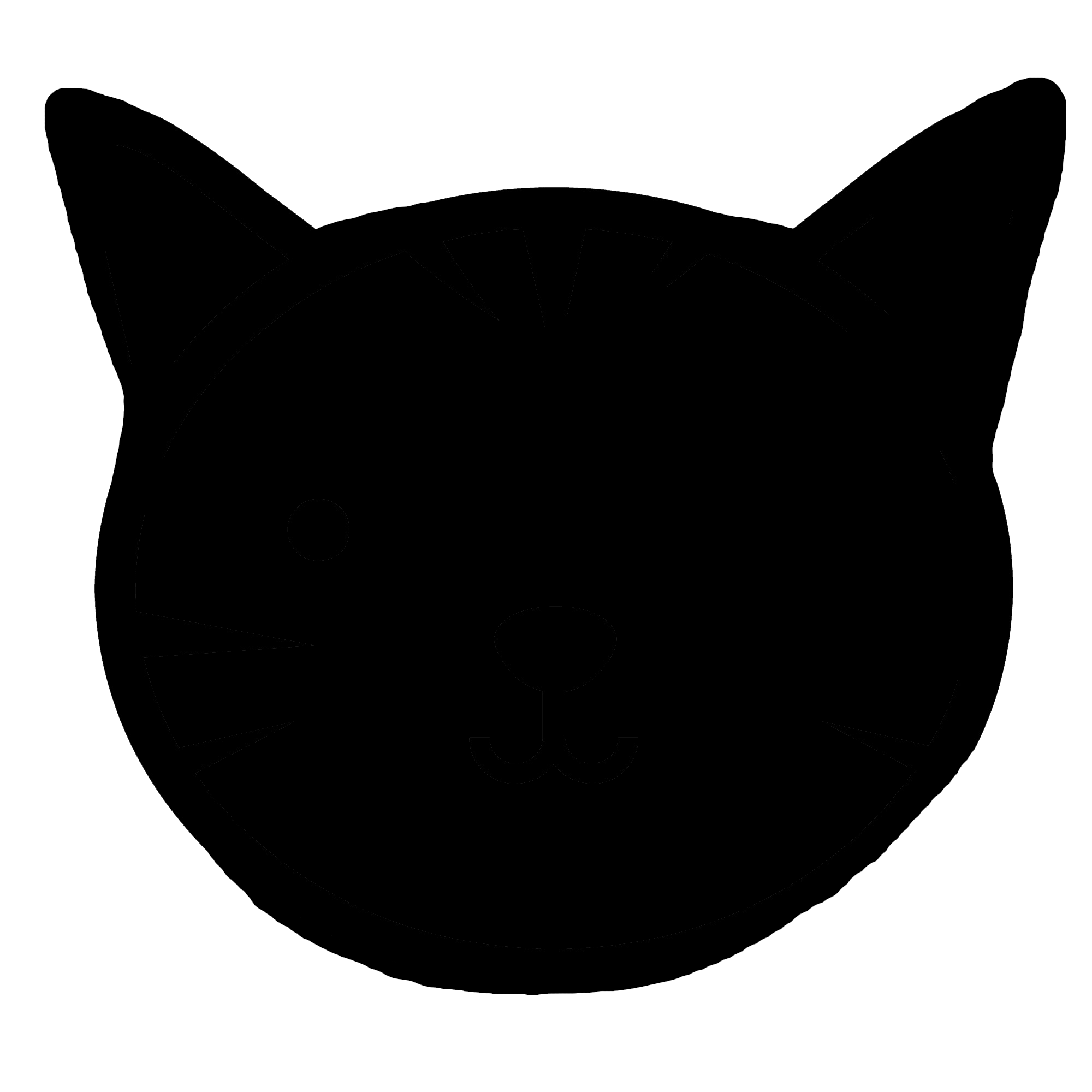 Printable Black Cat Template