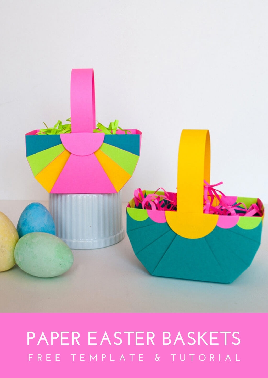 DIY Easter Basket Template easy Easter Crafts Merriment Design