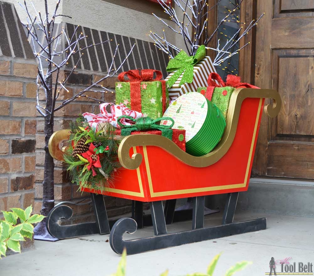 DIY Santa Sleigh Her Tool Belt