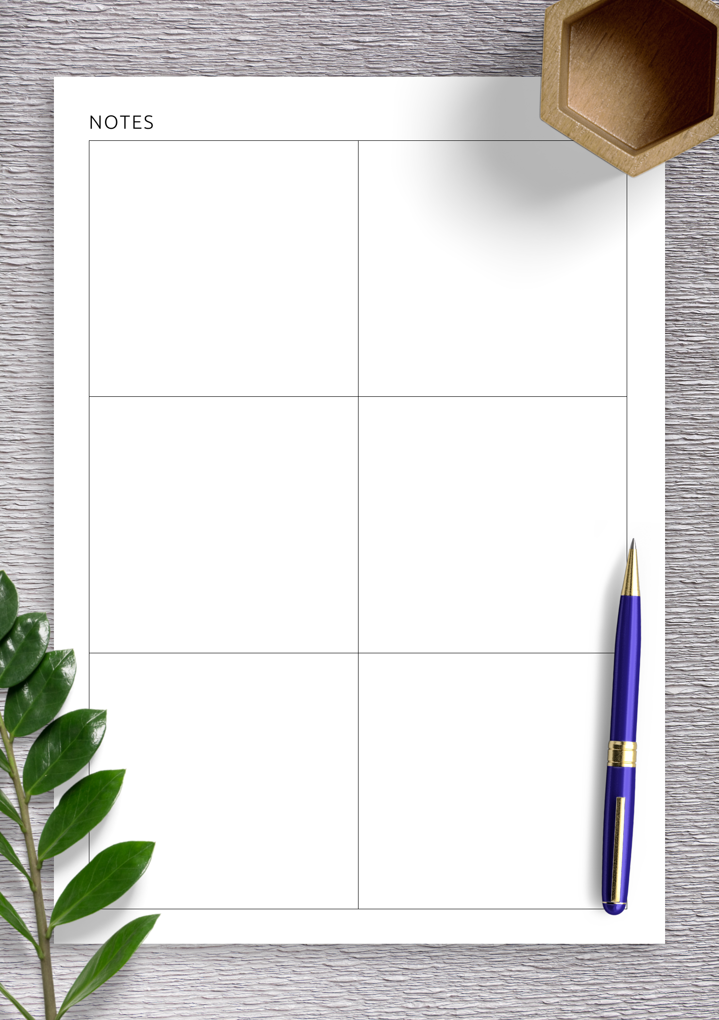 Printable Squares Template