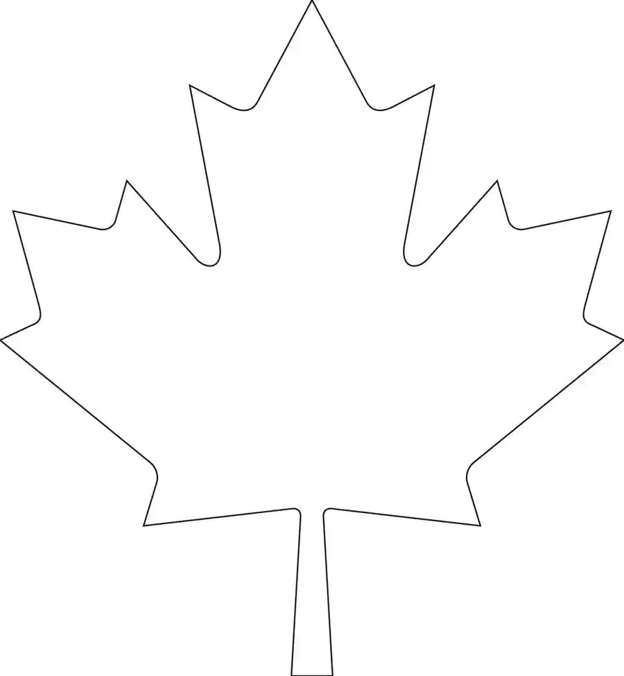 Downloadable Maple Leaf Template For Your Canada Day Crafts Canadian Living