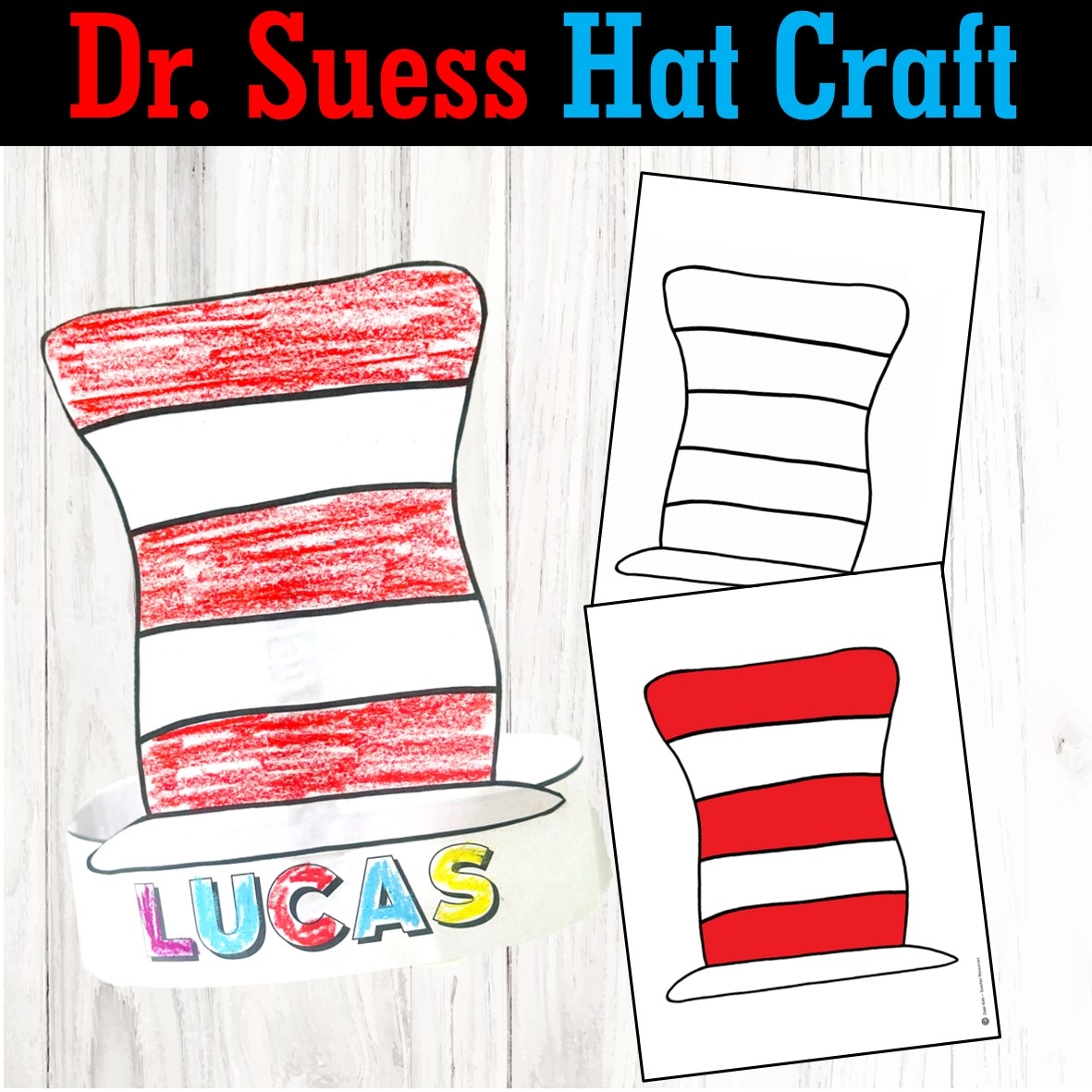 Cat And The Hat Printable Template