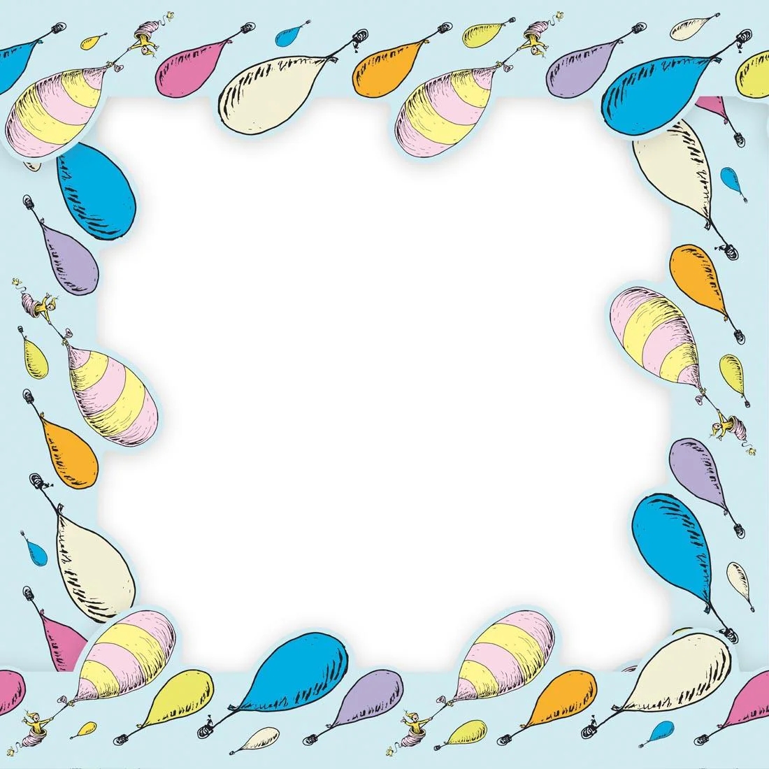 Printable Oh The Places You'll Go Balloon Template